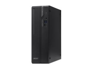 Acer Veriton X2 VX2720G - Tour compact Core i3 12100 / jusqu'à 4.3 GHz - RAM 8 Go - SSD 256 Go - UHD Graphics 730 - Gigabit Ethernet - Win 11 Pro - moniteur : aucun - DT.R1NEF.008 - Ordinateurs de bureau