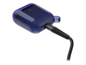 OtterBox Ispra Series - Étui pour écouteurs sans fil - polycarbonate, alliage de zinc, élastomère thermoplastique (TPE) - bleue combinaison spatiale - pour Apple AirPods (1ère génération, 2e génération) - 77-65503 - Étuis pour casque