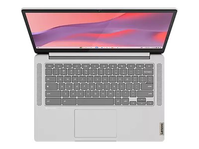 Lenovo IdeaPad Slim 3 Chrome 14M868 82XJ - Kompanio 520 - Chrome OS - Mali-G52 2EE MC2 - 8 Go RAM - 128 Go eMMC - 14" IPS écran tactile 1920 x 1080 (Full HD) - Wi-Fi 6, Bluetooth - gris nuage - clavier : Français - avec CO2 Offset 0.5 ton (2nd Gen) - 82XJ0023FR - Chromebooks