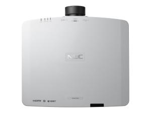 NEC PA653UL - Projecteur 3LCD - 3D - 6500 ANSI lumens - WUXGA (1920 x 1200) - 16:10 - 1080p - aucune lentille - LAN - 60004324 - Projecteurs numériques