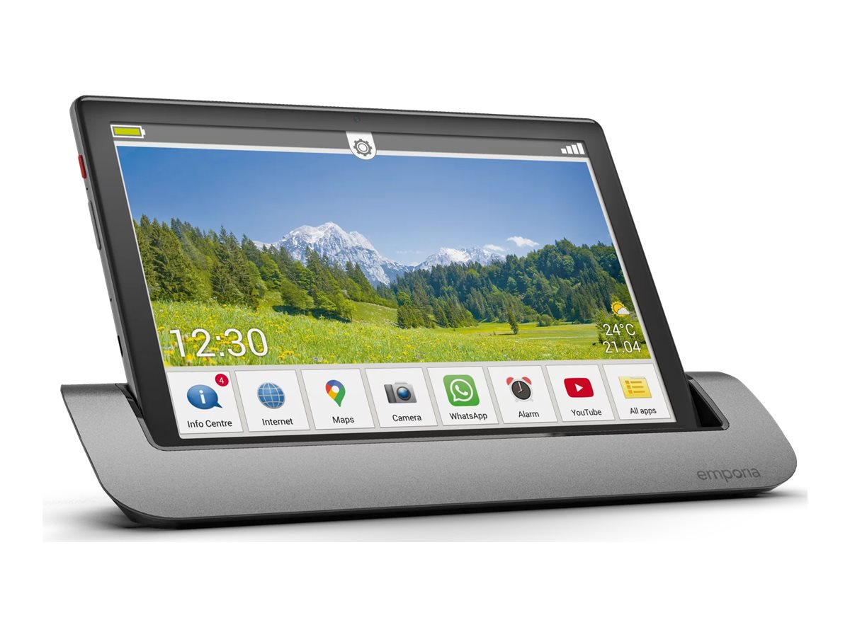 emporiaTABLET TAB1 - Tablette - Android 11 - 32 Go - 10.1" (1200 x 1920) - Logement microSD - 3G, 4G - LTE - TAB1 - Tablettes et appareils portables