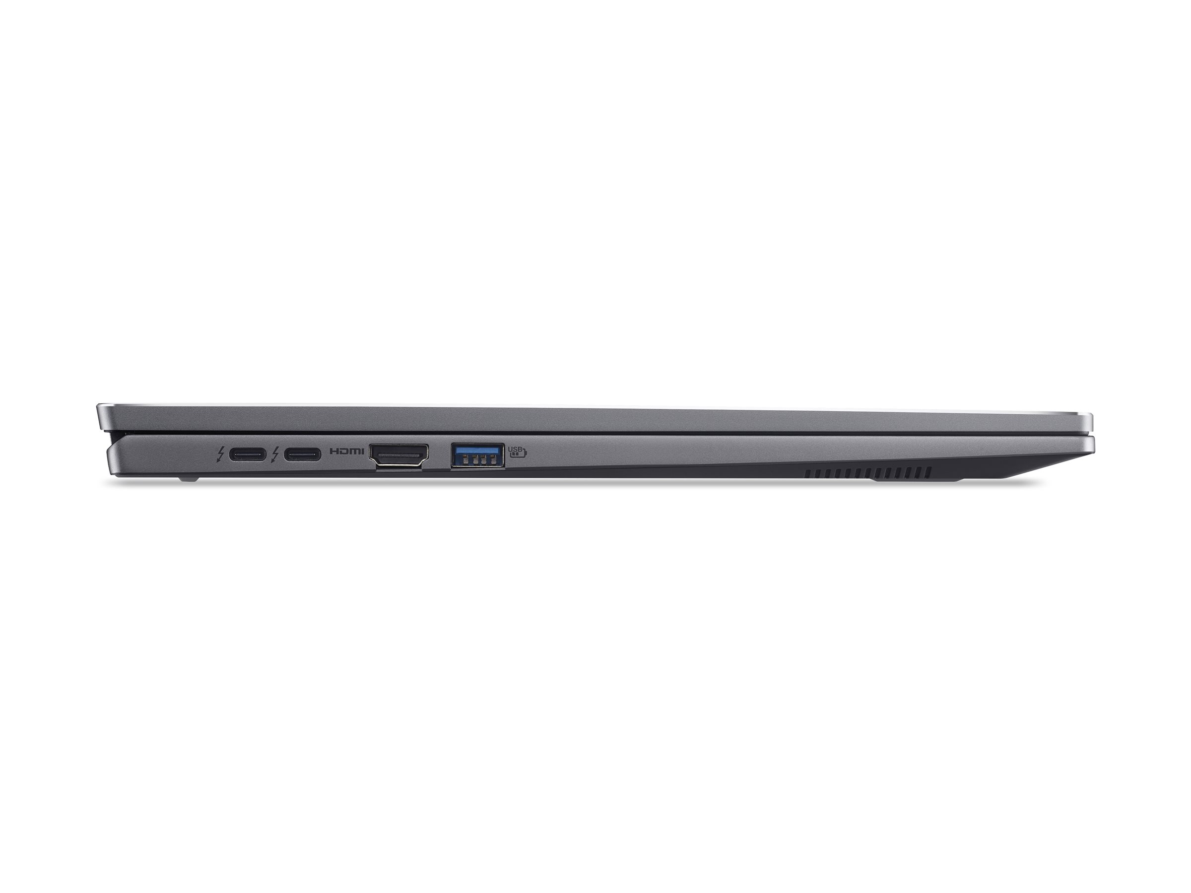 Acer Swift Go 16 SFG16-72 - Conception de charnière à 180 degrés - Intel Core Ultra 7 - 155H / jusqu'à 4.8 GHz - Win 11 Home - Intel Arc Graphics - 16 Go RAM - 1.024 To SSD NVMe - 16" OLED 3200 x 2000 (WQXGA+) @ 120 Hz - Wi-Fi 6E - gris acier - clavier : Français - NX.KX4EF.001 - Ordinateurs portables