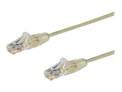 StarTech.com Cable reseau Ethernet RJ45 Cat6 de 1 m - Cordon de brassage mince Cat 6 UTP sans crochet - Fil Gigabit gris (N6PAT100CMGRS) - Cordon de raccordement - RJ-45 (M) pour RJ-45 (M) - 1 m - CAT 6 - sans crochet - gris - N6PAT100CMGRS - Câbles à paire torsadée