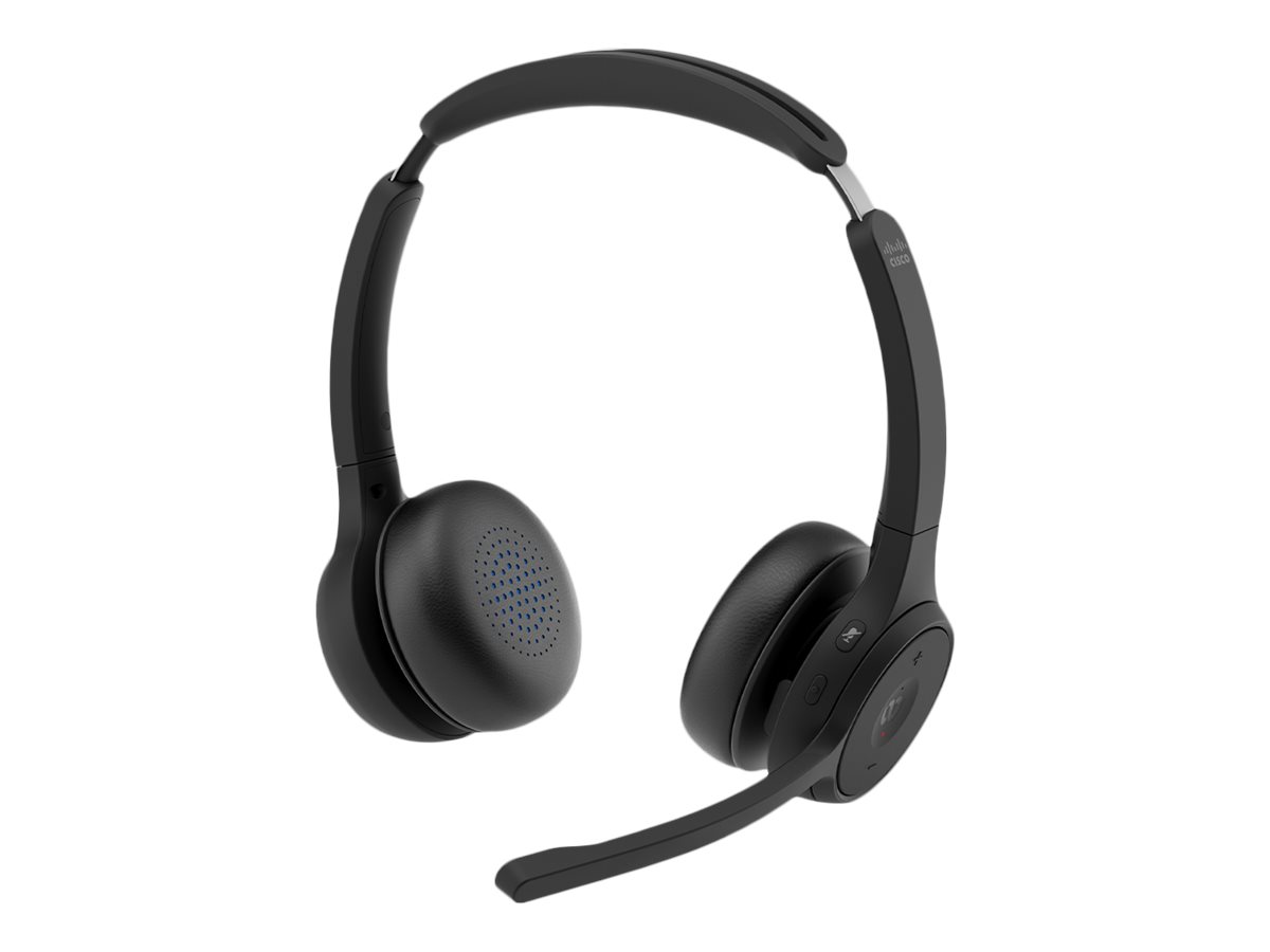 Cisco Headset 721 - Micro-casque - sur-oreille - Bluetooth - sans fil - noir de charbon - Cisco Webex Certified - HS-WL-721-BUNA-C - Écouteurs