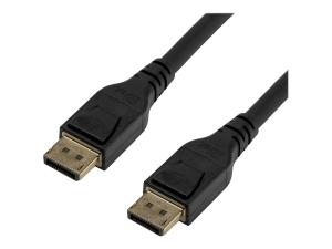 StarTech.com Câble vidéo DisplayPort 1.4 de 3 m - Certifié VESA (DP14MM3M) - Câble DisplayPort - DisplayPort (M) verrouillé pour DisplayPort (M) verrouillé - DisplayPort 1.4 - 3 m - support 8K - noir - pour P/N: CDP2DPHD, CDP2DPVGA, SV231QDPU34K, TB32DP14 - DP14MM3M - Câbles vidéo