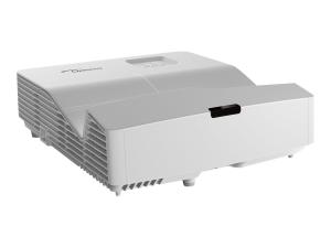 Optoma W330UST - Projecteur DLP - 3D - 3600 ANSI lumens - WXGA (1280 x 800) - 16:10 - 720p - objectif fixe à ultra courte focale - LAN - E1P1A1FWE1Z1 - Projecteurs numériques