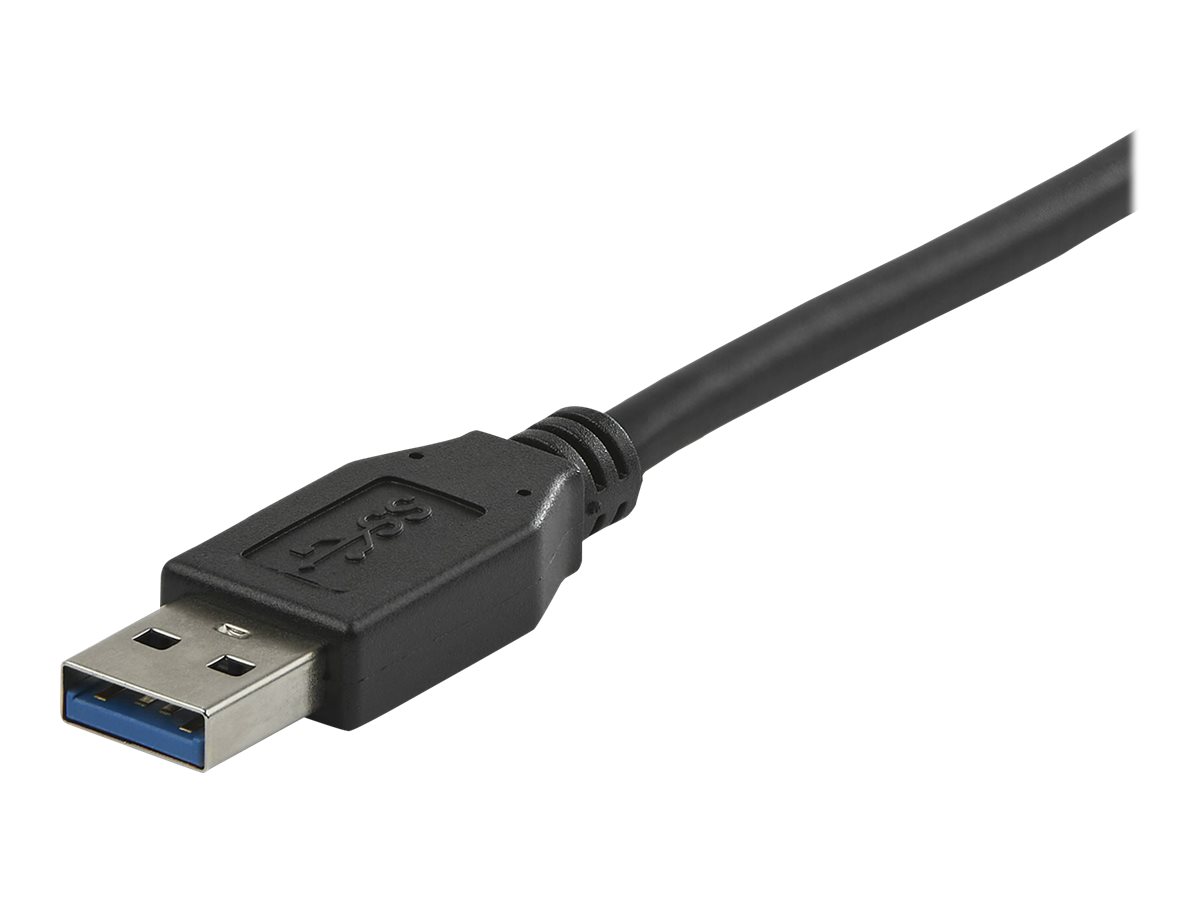 StarTech.com Câble USB vers USB-C de 1 m - USB 3.1 (10 Gbps) - Certifié USB-IF - Câble USB A vers USB Type-C - Noir (USB31AC1M) - Câble USB - 24 pin USB-C (M) pour USB type A (M) - USB 3.1 - 1 m - noir - pour P/N: DKM30CHDPD, DKM30CHDPDUE, HB31C2A2CME, HB31C3A1CME, PEXUSB312A1C1H, PEXUSB312A2C2V - USB31AC1M - Câbles USB