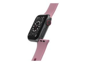 OtterBox All Day Comfort - Bracelet pour montre intelligente - antimicrobien, respirant - morganite mauve (rose) - pour Apple Watch SE, Series 3, Series 4, Series 5, Series 6, Series 7 - 77-90268 - accessoires divers