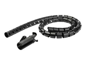 StarTech.com Gaine spirale range-câble en noir - 2,5 m - Diamètre de 45 mm - Avec outil pour insérer les câbles (CMSCOILED4) - Kit de gaines pour câbles - noir - 2.5 m - CMSCOILED4 - Accessoires de câblage