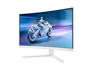 Philips Evnia 5000 27M2C5501 - Écran LED - jeux - incurvé - 27" - 2560 x 1440 QHD @ 180 Hz - Fast VA - 5000:1 - HDR10 - 0.5 ms - 2xHDMI, DisplayPort - blanc - 27M2C5501/00 - Écrans d'ordinateur