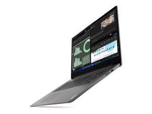 Lenovo V17 G4 IRU 83A2 - Conception de charnière à 180 degrés - Intel Core i5 - 13420H / jusqu'à 4.6 GHz - Win 11 Pro - Carte graphique Intel Iris Xe - 8 Go RAM - 256 Go SSD NVMe - 17.3" IPS 1920 x 1080 (Full HD) - Wi-Fi 6 - gris de fer - clavier : Français - 83A2003LFR - Ordinateurs portables