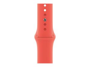 Apple 40mm Sport Band - Bracelet de montre pour montre intelligente - taille Regular - agrumes roses - pour Watch Hermès Series 7, Hermès Series 9, Nike Series 7, Series 10, Series 8, Series 9 - MYAT2ZM/A - Accessoires pour smart watch