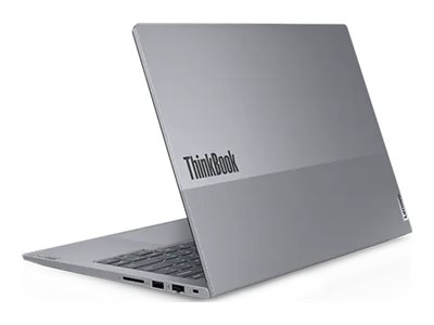 Lenovo ThinkBook 14 G6 IRL 21KG - Conception de charnière à 180 degrés - Intel Core i5 - 1335U / jusqu'à 4.6 GHz - Win 11 Pro - Carte graphique Intel Iris Xe - 16 Go RAM - 512 Go SSD NVMe - 14" IPS 1920 x 1200 - Gigabit Ethernet - Wi-Fi 6 - double ton gris arctique - clavier : Français - avec 1 an de support Premier Lenovo - 21KG000PFR - Ordinateurs portables