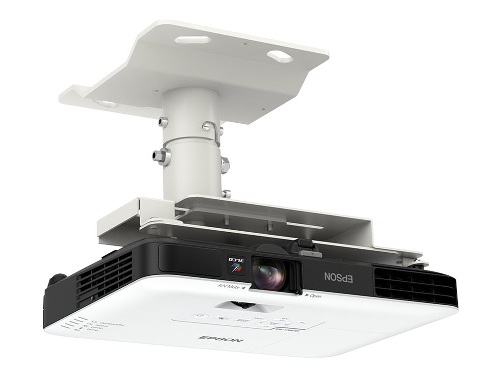 Epson EB-1780W - Projecteur LCD - portable - 3000 lumens (blanc) - 3000 lumens (couleur) - WXGA (1280 x 800) - 16:10 - 720p - 802.11n sans fil - noir, blanc - V11H795040 - Projecteurs numériques