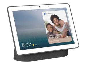 Google Nest Hub Max - Affichage intelligent - LCD de 10" - Canal 2.1 - sans fil - IEEE 802.11b/g/n/ac, Bluetooth - Charbon - GA00639-FR - Écrans intelligents