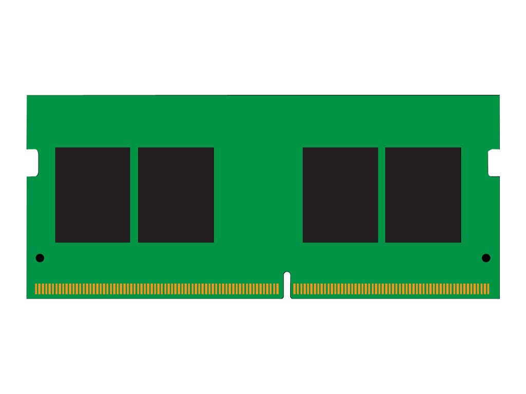 Kingston ValueRAM - DDR4 - module - 4 Go - SO DIMM 260 broches - 2666 MHz / PC4-21300 - CL19 - 1.2 V - mémoire sans tampon - non ECC - KVR26S19S6/4 - DDR4