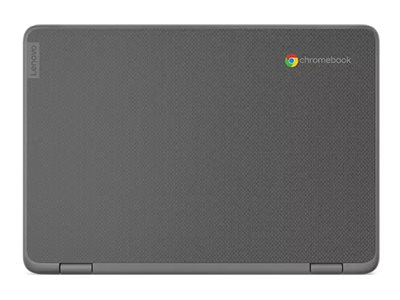 Lenovo 300e Yoga Chromebook Gen 4 82W2 - Conception inclinable - Kompanio 520 - Chrome OS - Mali-G52 2EE MC2 - 8 Go RAM - 64 Go eMMC - 11.6" IPS écran tactile 1366 x 768 (HD) - Wi-Fi 6 - gris graphite - clavier : Français - 82W2000KFR - Netbook