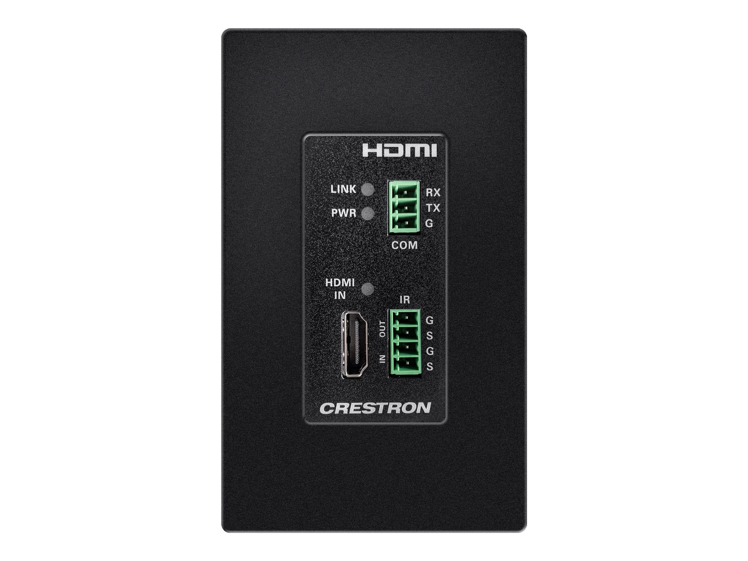 Crestron DM Lite HD-TXC-4KZ-101-1G-B - Rallonge vidéo/audio/infrarouge/série - émetteur - CATx, DM Lite - jusqu'à 70 m - HD-TXC-4KZ-101-1G-B - Prolongateurs de signal