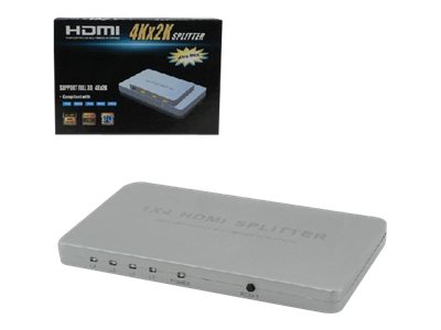 MCL Samar MP-HDMI3D/4 - Répartiteur vidéo/audio - 4 x HDMI - de bureau - MP-HDMI3D/4 - Commutateurs KVM