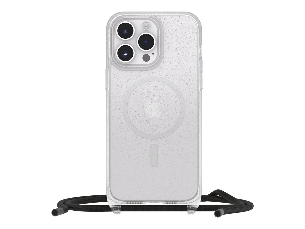 OtterBox React Series - Coque de protection pour téléphone portable - collier - compatibilité avec MagSafe - stardust (paillettes transparentes) - pour Apple iPhone 14 Pro Max - 77-92302 - Coques et étuis pour téléphone portable