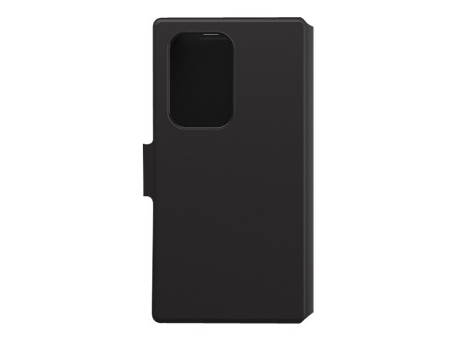 OtterBox Strada Series Via - Étui à rabat pour téléphone portable - polycarbonate, caoutchouc synthétique - noir - pour Samsung Galaxy S22 Ultra - 77-86605 - Coques et étuis pour téléphone portable