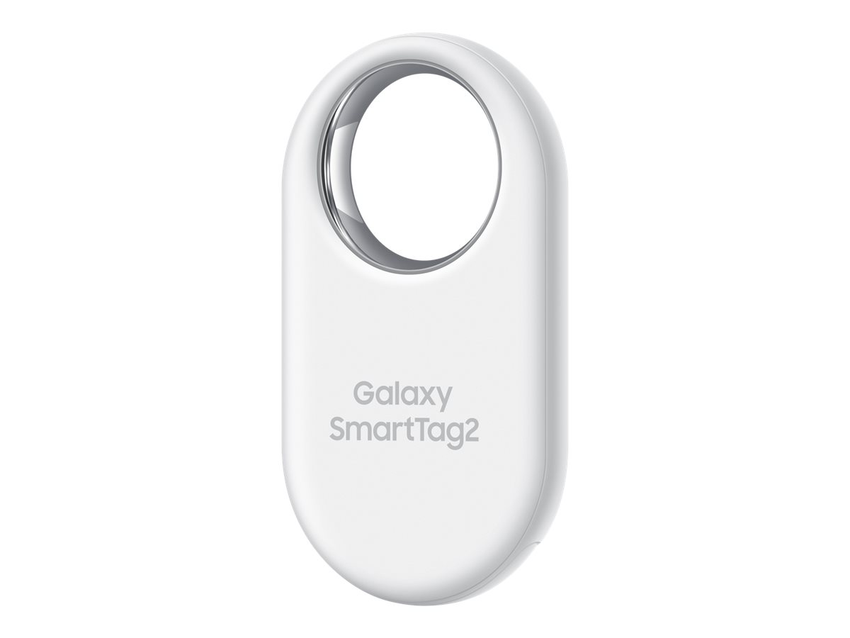 Samsung Galaxy SmartTag2 - Balise Bluetooth anti-perte pour téléphone portable - blanc - EI-T5600BWEGEU - Accessoires pour téléphone portable