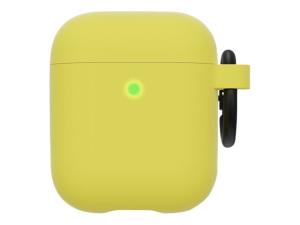 OtterBox - Étui pour boîtier de chargement des écouteurs sans fil - polycarbonate, caoutchouc synthétique - lemondrop (jaune) - pour Apple AirPods (1ère génération, 2e génération) - 77-83774 - Sacs multi-usages