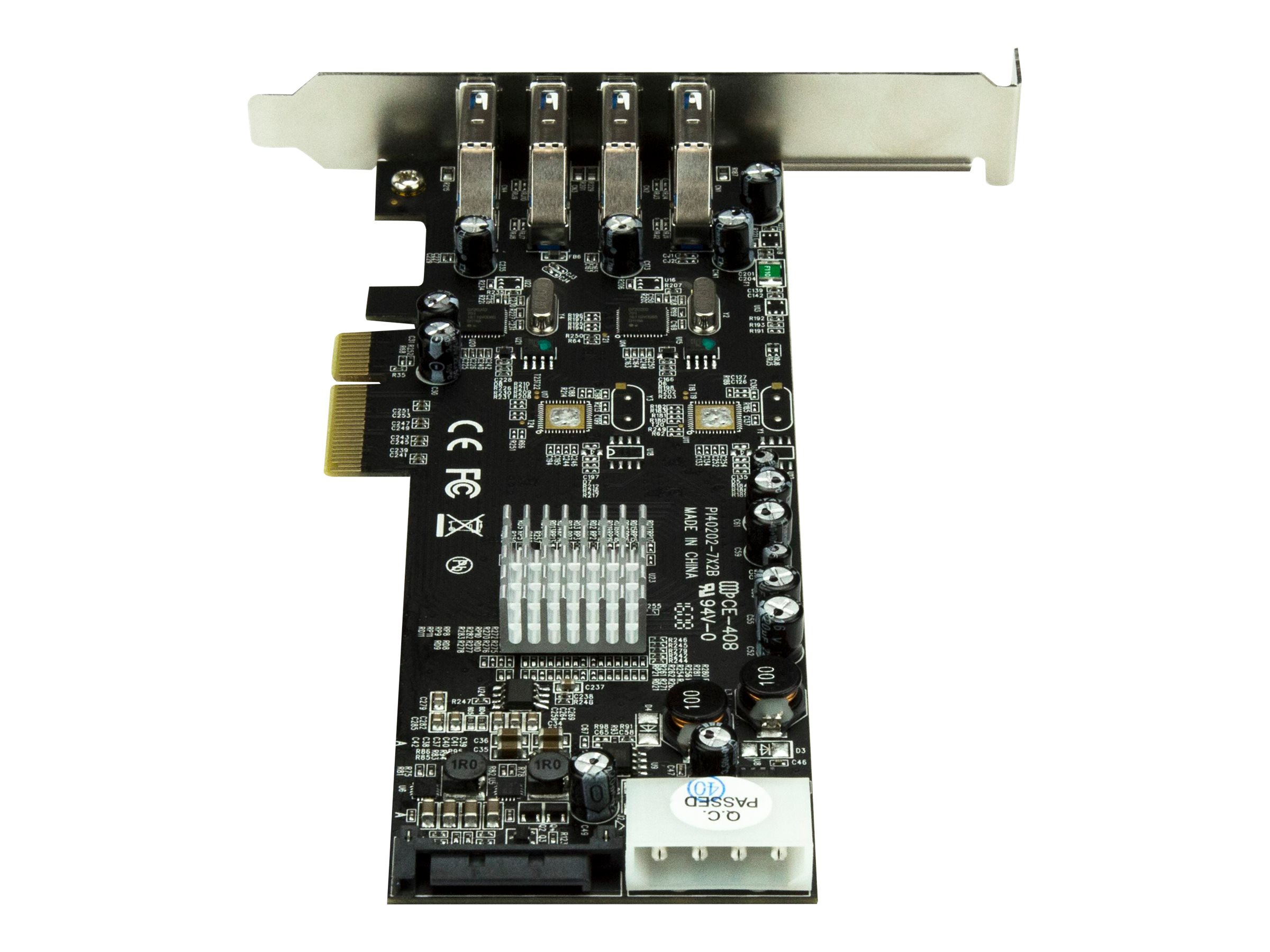 StarTech.com Carte contrôleur PCIe à 4 ports USB 3.0 avec 2 voies dédiées - Adaptateur USB - PCIe x4 - USB 3.0 x 4 - pour P/N: BNDTB10GI, BNDTB210GSFP, BNDTB310GNDP, BNDTB410GSFP, BNDTB4M2E1, BNDTBUSB3142 - PEXUSB3S42V - Adaptateurs réseau PCI-e