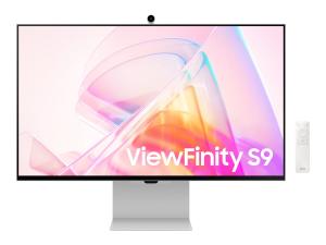 Samsung ViewFinity S9 S27C902PAU - S90PC Series - écran LED - Intelligent - 27" - 5120 x 2880 5K @ 60 Hz - IPS - 600 cd/m² - 1000:1 - 5 ms - Mini DisplayPort, Thunderbolt 4 - haut-parleurs - argent, argent métallisé - LS27C902PAUXEN - Écrans d'ordinateur