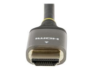 StarTech.com 20in (50cm) HDMI 2.1 Cable 8K - Certified Ultra High Speed HDMI Cable 48Gbps - 8K 60Hz/4K 120Hz HDR10+ eARC - Ultra HD 8K HDMI Cord - Monitor/TV/Display - Flexible TPE Jacket - Ultra High Speed - câble HDMI - HDMI mâle pour HDMI mâle - 50 cm - blindé - gris, noir - passif, support 4K 120 Hz, support 8K60Hz (7680 x 4320) - HDMM21V50CM - Accessoires pour systèmes audio domestiques