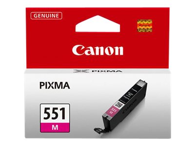 Canon CLI-551M - 7 ml - magenta - original - réservoir d'encre - pour PIXMA iP8750, iX6850, MG5550, MG5650, MG5655, MG6450, MG6650, MG7150, MG7550, MX725, MX925 - 6510B001 - Réservoirs d'encre