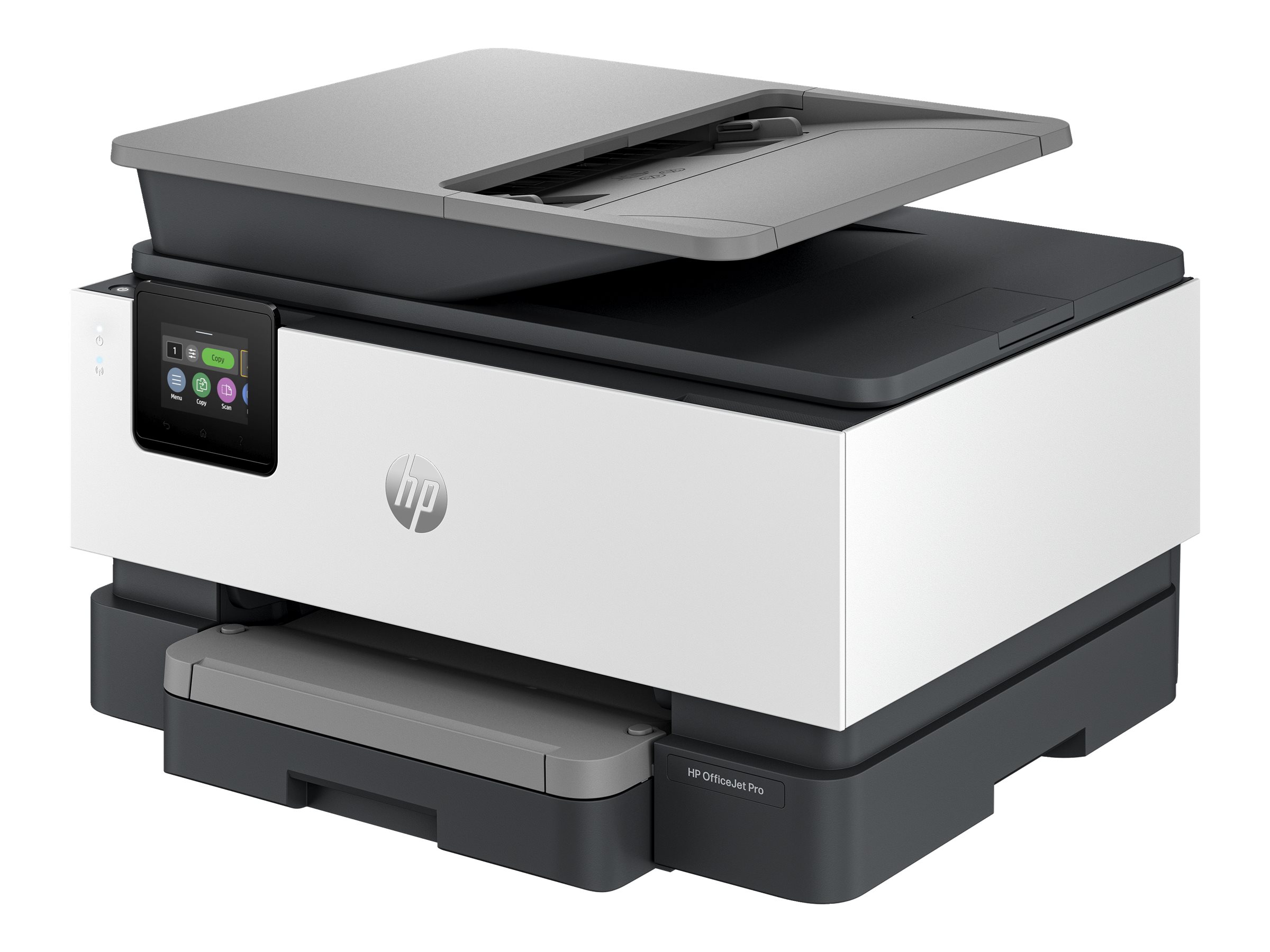 HP Officejet Pro 9122e All-in-One - Imprimante multifonctions - couleur - jet d'encre - Legal (216 x 356 mm) (original) - A4/Legal (support) - jusqu'à 21 ppm (copie) - jusqu'à 22 ppm (impression) - 250 feuilles - 33.6 Kbits/s - Wi-Fi(ac), LAN, USB 2.0, hôte USB 2.0, Bluetooth - ciment - 403X7B#629 - Imprimantes multifonctions