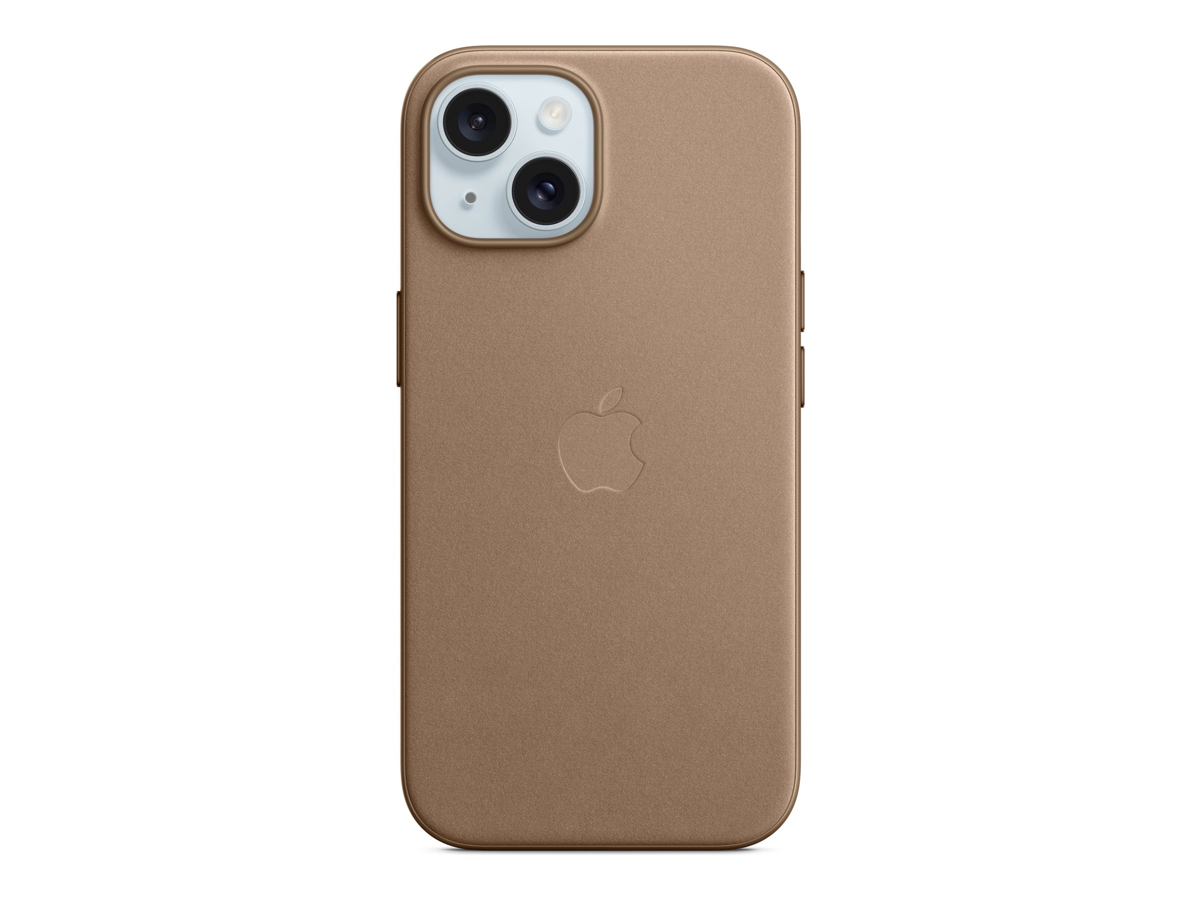 Apple - Coque de protection pour téléphone portable - compatibilité avec MagSafe - microvolume, tissu fin - taupe - pour iPhone 15 - MT3C3ZM/A - Coques et étuis pour téléphone portable