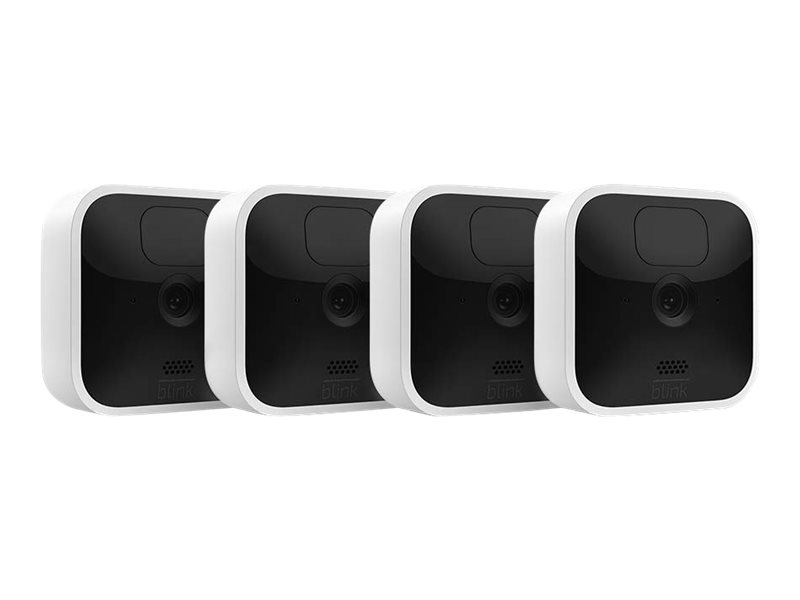 Blink Indoor - Caméra de surveillance réseau - intérieur - couleur (Jour et nuit) - 1080p - audio - sans fil - Wi-Fi (pack de 4) - B086DK2N5H - Caméras réseau