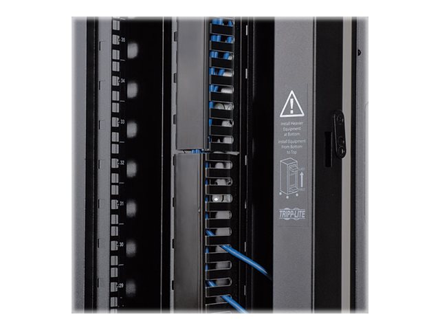 Tripp Lite Rack Enclosure Cabinet 6ft VRT Cable Manager Dbl Finger Duct - Conduit de gestion de câble de rack avec couvercle - SRCABLEDUCTVRT - Accessoires de câblage