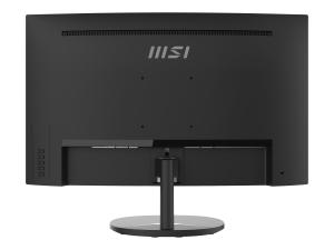 MSI PRO MP271C - Écran LED - incurvé - 27" - 1920 x 1080 Full HD (1080p) @ 75 Hz - VA - 250 cd/m² - 4000:1 - 1 ms - HDMI, VGA - haut-parleurs - noir - 9S6-3PA8CT-001 - Écrans d'ordinateur