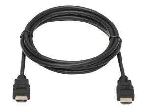 Eaton Tripp Lite Series High-Speed HDMI Cable, Digital Video with Audio, UHD 4K (M/M), Black, 10 ft. (3.05 m) - Câble HDMI - HDMI mâle pour HDMI mâle - 3.1 m - double blindage - noir - support 4K - P568-010 - Câbles HDMI