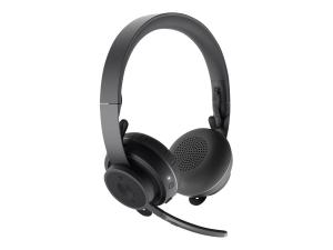 Logitech Zone 900 - Micro-casque - sur-oreille - Bluetooth - sans fil - Suppresseur de bruit actif - 981-001101 - Écouteurs