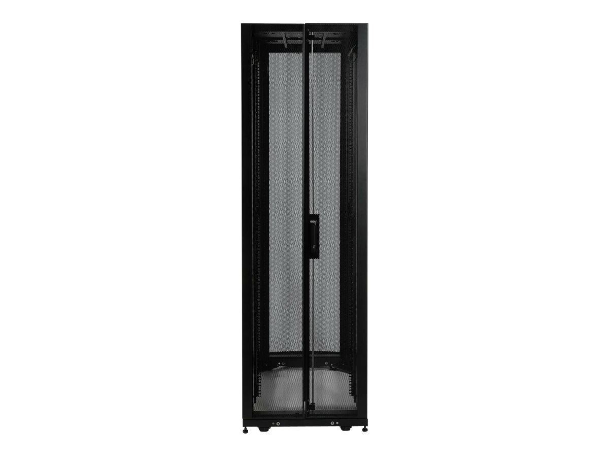 Tripp Lite 42U Rack Enclosure Server Cabinet w/ Doors & Sides - Rack armoire - noir - 42U - 19" - SR42UB - Accessoires pour serveur