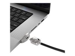 Compulocks Ledge Lock Adapter for MacBook Pro 16" M1, M2 & M3 with Keyed Cable Lock - Adaptateur à fente de verrouillage pour la sécurité - avec serrure à clé - pour Apple MacBook Pro 16 (M1, M2) - MBPR16LDG02KL - Accessoires pour ordinateur portable et tablette
