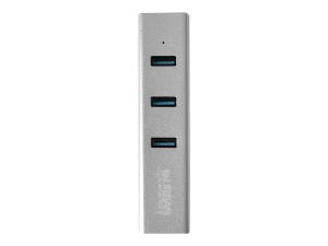 Urban Factory Compact USB-C Compact Station: Input USB-C, Output 3x USB 3.0, LAN and micro USB for power delivery - Station d'accueil - USB-C - TCM02UF - Stations d'accueil pour ordinateur portable
