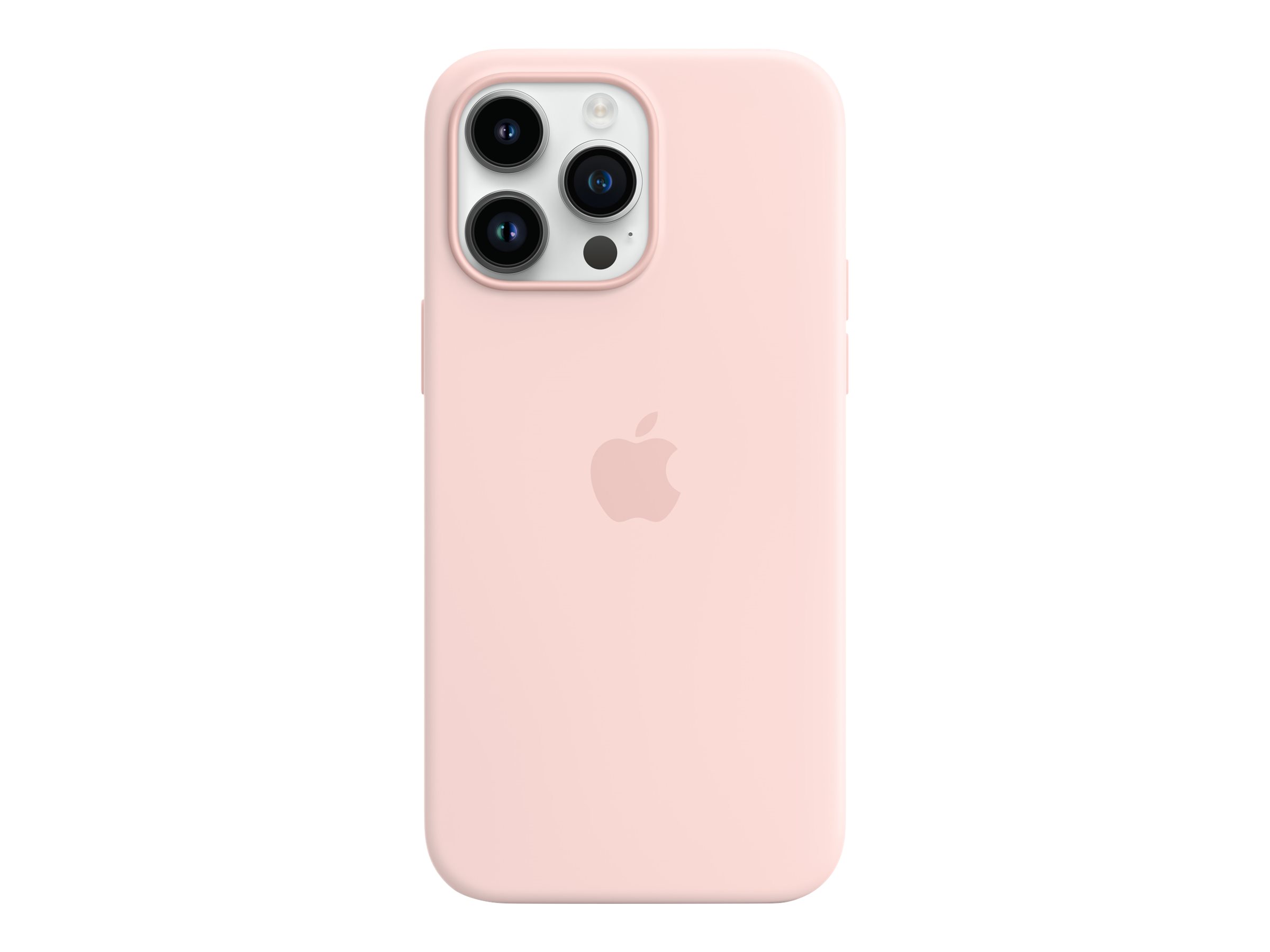 Apple - Coque de protection pour téléphone portable - avec MagSafe - silicone - rose craie - pour iPhone 14 Pro Max - MPTT3ZM/A - Coques et étuis pour téléphone portable