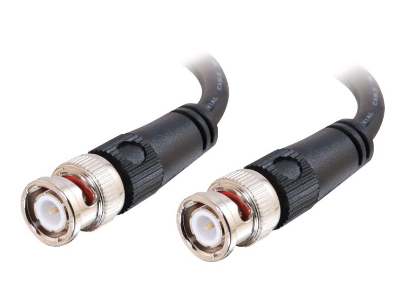 C2G - Câble vidéo - BNC mâle pour BNC mâle - 50 cm - câble coaxial à double blindage - 80364 - Câbles vidéo