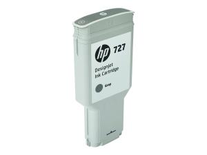 HP 727 - 300 ml - haute capacité - gris - original - DesignJet - cartouche d'encre - pour DesignJet T1500, T1530, T2500, T2530, T920, T930 - F9J80A - Cartouches d'imprimante