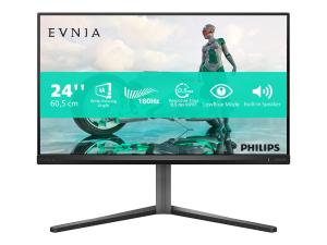 Philips Evnia 3000 24M2N3200A - Écran LED - jeux - 24" (23.8" visualisable) - 1920 x 1080 Full HD (1080p) @ 180 Hz - IPS - 300 cd/m² - 1000:1 - HDR10 - 0.5 ms - 2xHDMI, DisplayPort - haut-parleurs - Charbon - 24M2N3200A/00 - Écrans d'ordinateur