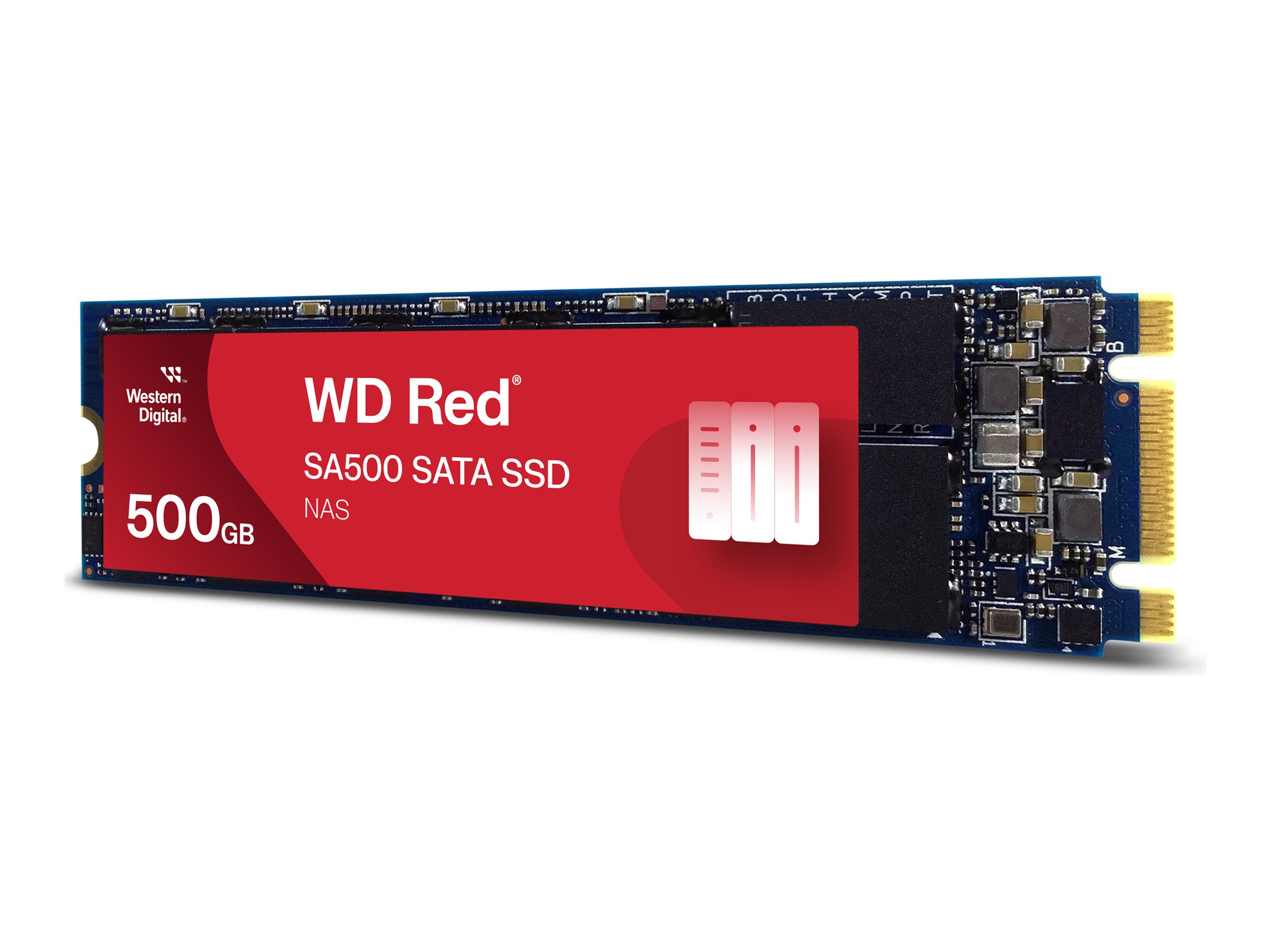 WD Red SA500 WDS500G1R0B - SSD - 500 Go - interne - M.2 2280 - SATA 6Gb/s - WDS500G1R0B - Disques SSD