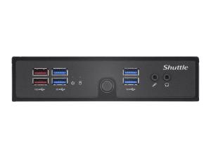 Shuttle XPC slim DS50U7 - Barebone - Slim-PC - 1 x Core i7 1355U / 1.7 GHz ULV - RAM 0 Go - Carte graphique Intel Iris Xe - Gigabit Ethernet - noir - DS50U7 - Mini-systèmes