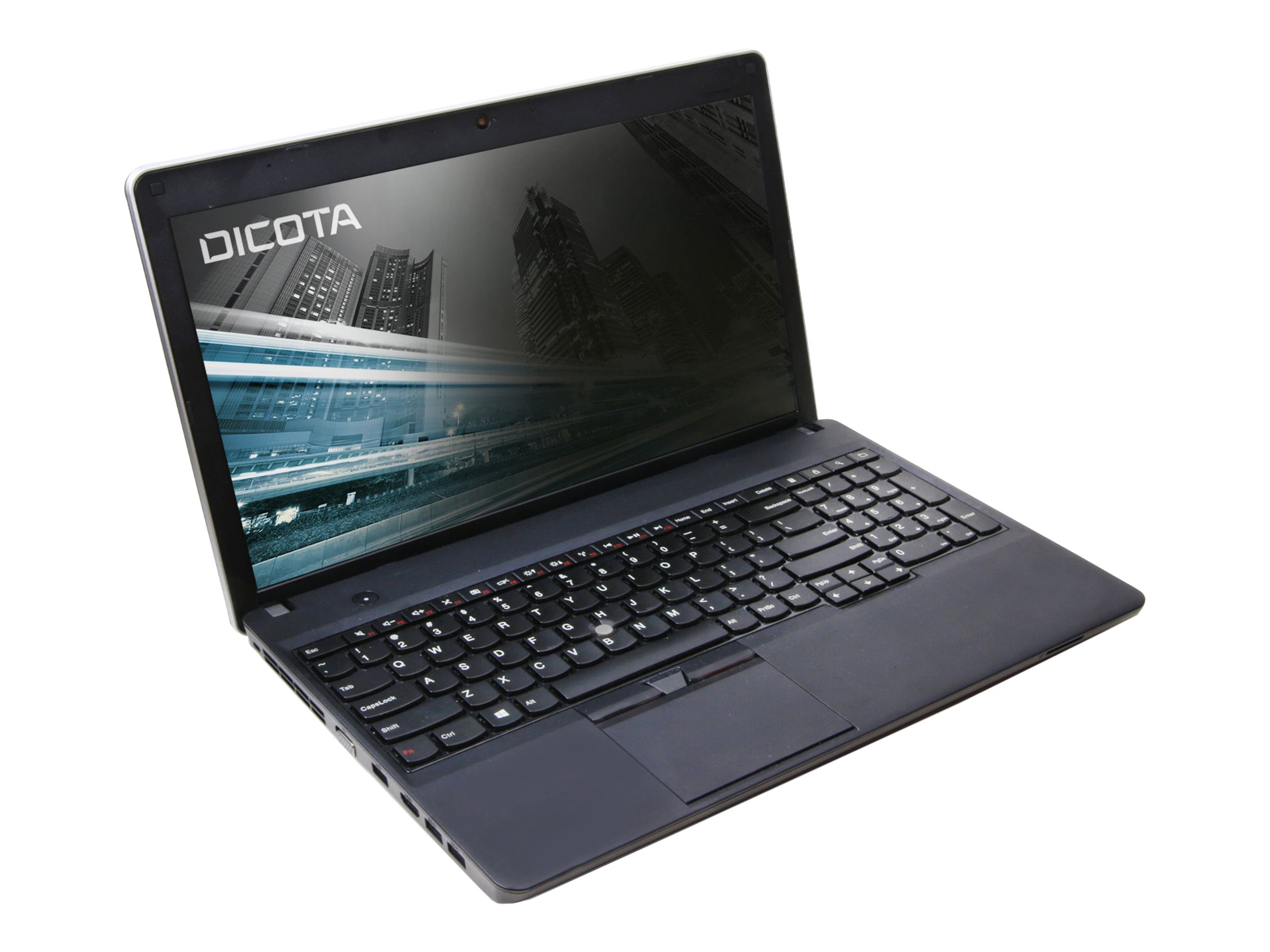DICOTA - Filtre de confidentialité pour ordinateur portable - à double sens - adhésif - largeur 15,6 pouces - noir - D30962 - Accessoires pour ordinateur portable et tablette