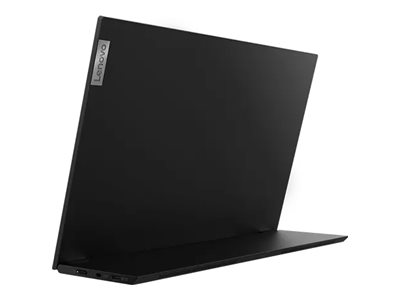 Lenovo ThinkVision M15 - Écran LED - 15.6" - portable - 1920 x 1080 Full HD (1080p) @ 60 Hz - IPS - 250 cd/m² - 1000:1 - 6 ms - 2xUSB-C - noir corbeau - Campus - 62CAUAT1WL - Écrans d'ordinateur