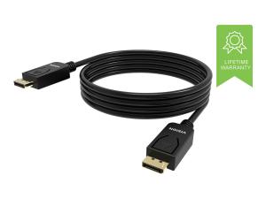 Vision Professional - Câble DisplayPort - DisplayPort (M) pour DisplayPort (M) - 3 m - support 4K - noir - TC 3MDP/BL - Câbles vidéo